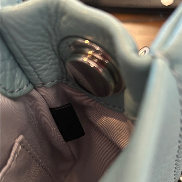 Marc Jacobs Teal Mini Flip Crossbody Bag with Chain Strap - Picture 6 of 8